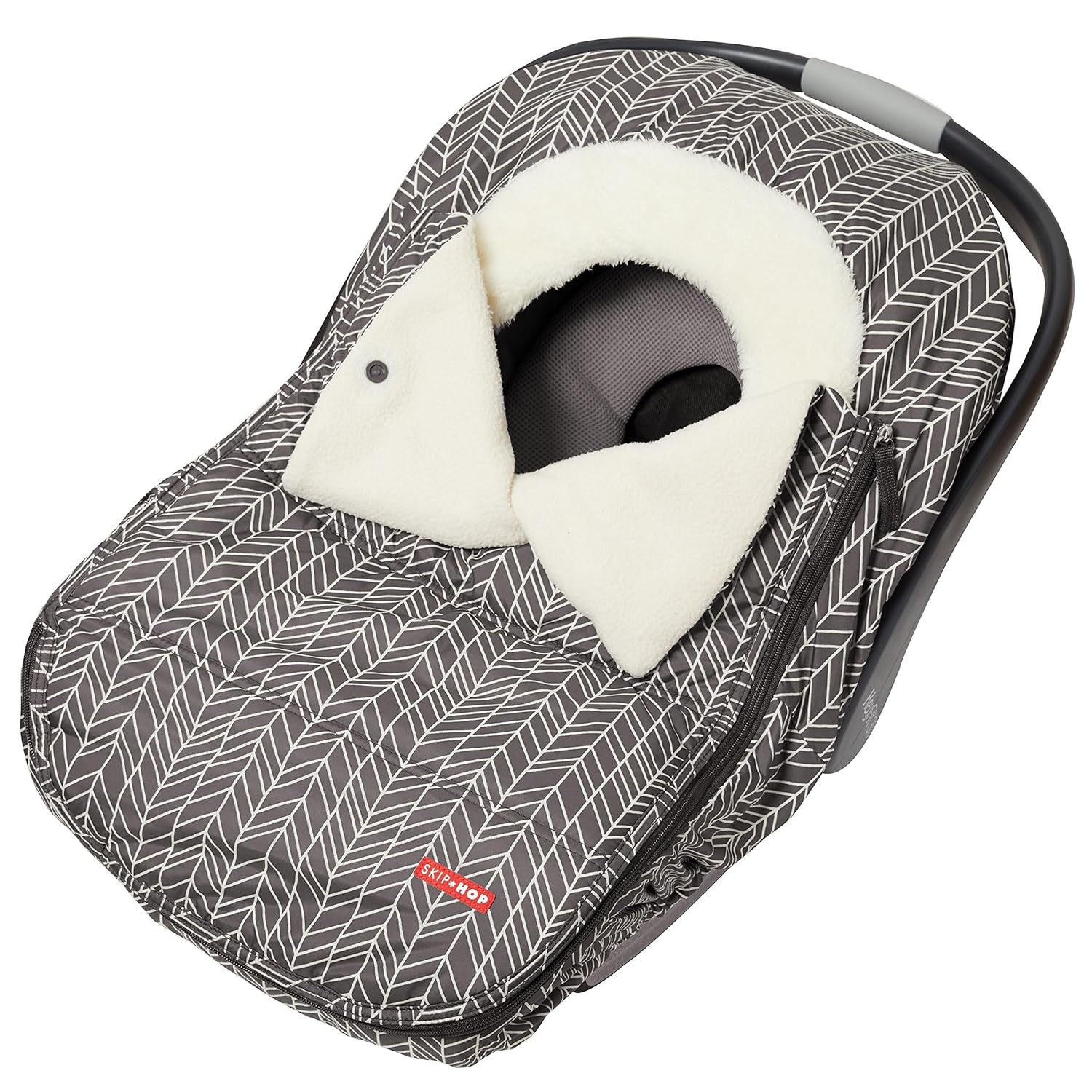This Car Seat Cover Keeps Your Baby Warm